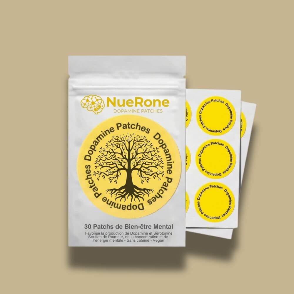 Patch Dopamine & Sérotonine – Énergie Mentale Stable