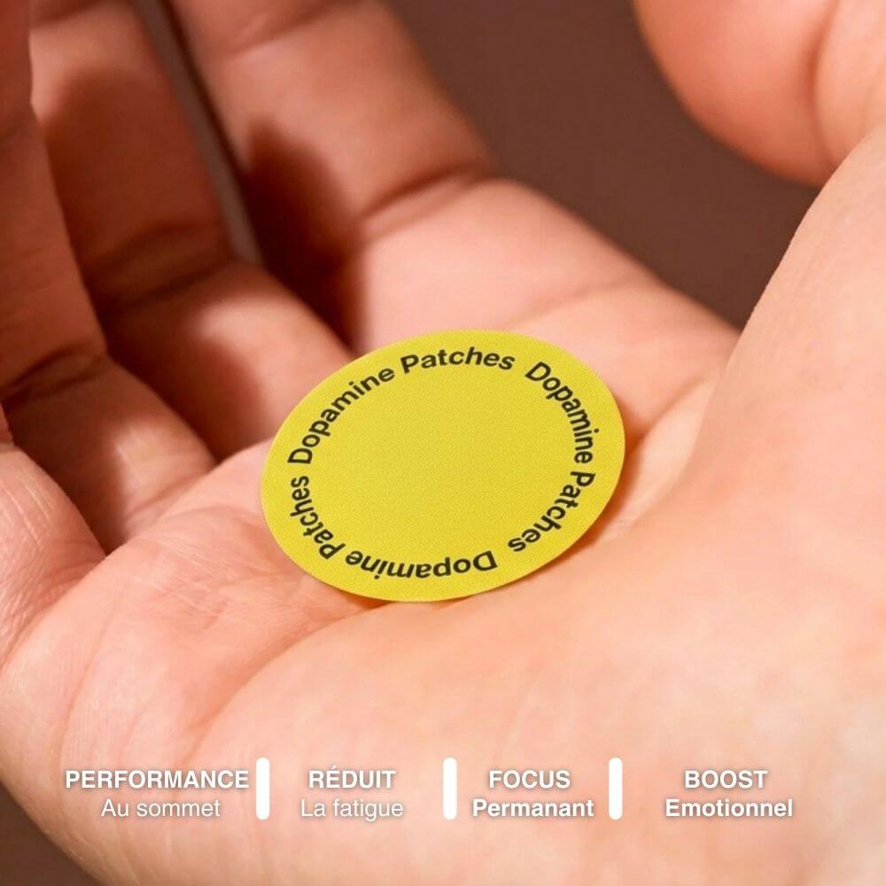 Patch Dopamine & Sérotonine – Énergie Mentale Stable